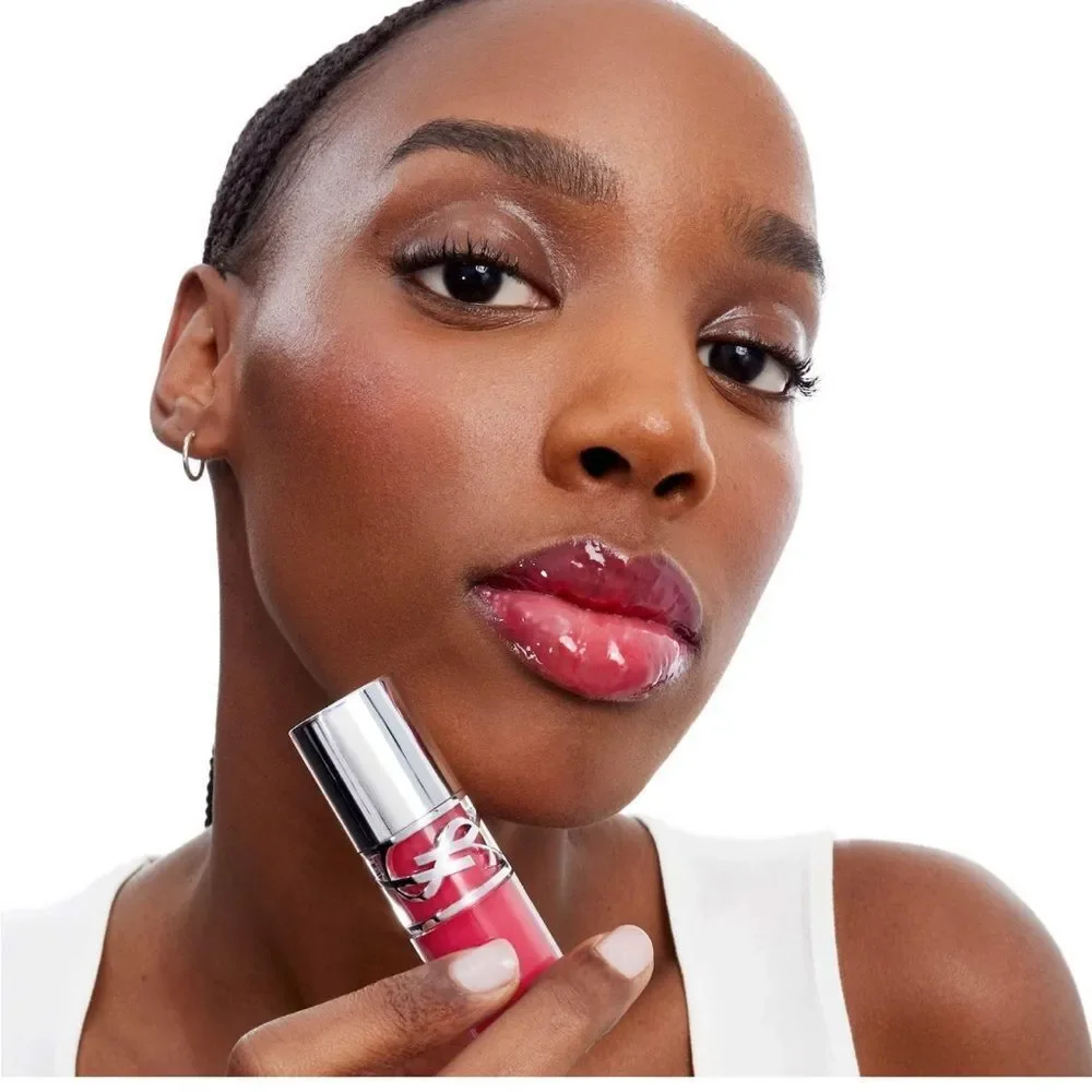 YSL NEW Loveshine Plumping Lip oil gloss in Cherry Flash